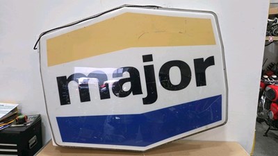 Lot 681 - ILLUMINATED MAJOR SIGN 48" X 39"