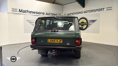 Lot 278 - 1993 LAND ROVER RANGEROVER VOGUE TDI