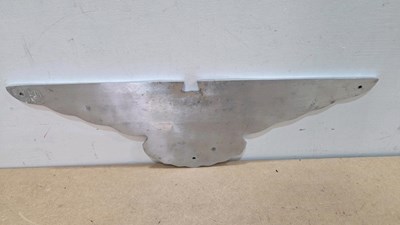 Lot 159 - JAGUAR ALLY REPRO CAST SIGN 19" X 6"