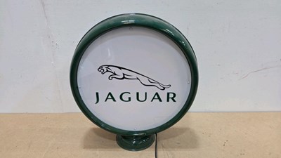Lot 535 - JAGUAR , DOUBLE SIDED LIGHT UP SIGN 15" DIA