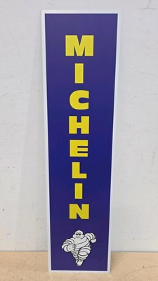 Lot 451 - ALUMINIUM COATED REPRO MICHELIN SIGN APROX 8" X 32"