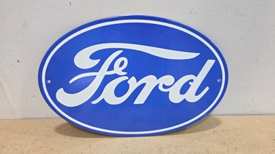 Lot 613 - FORD REPRO ENAMEL SIGN 18" X 12"