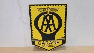Lot 585 - AA ALLY PRINTED REPRO SIGN 16" X 21"