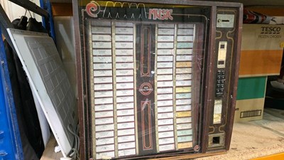 Lot 891 - OLD PUB WALL MOUNTED JUKEBOX/ RENOVATION PROJECT