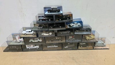 Lot 783 - BOX OF 21 JAMES BOND SCALE MODELS