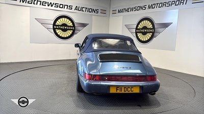 Lot 853 - 1990 PORSCHE 911 CARRERA 2 CABRIO A