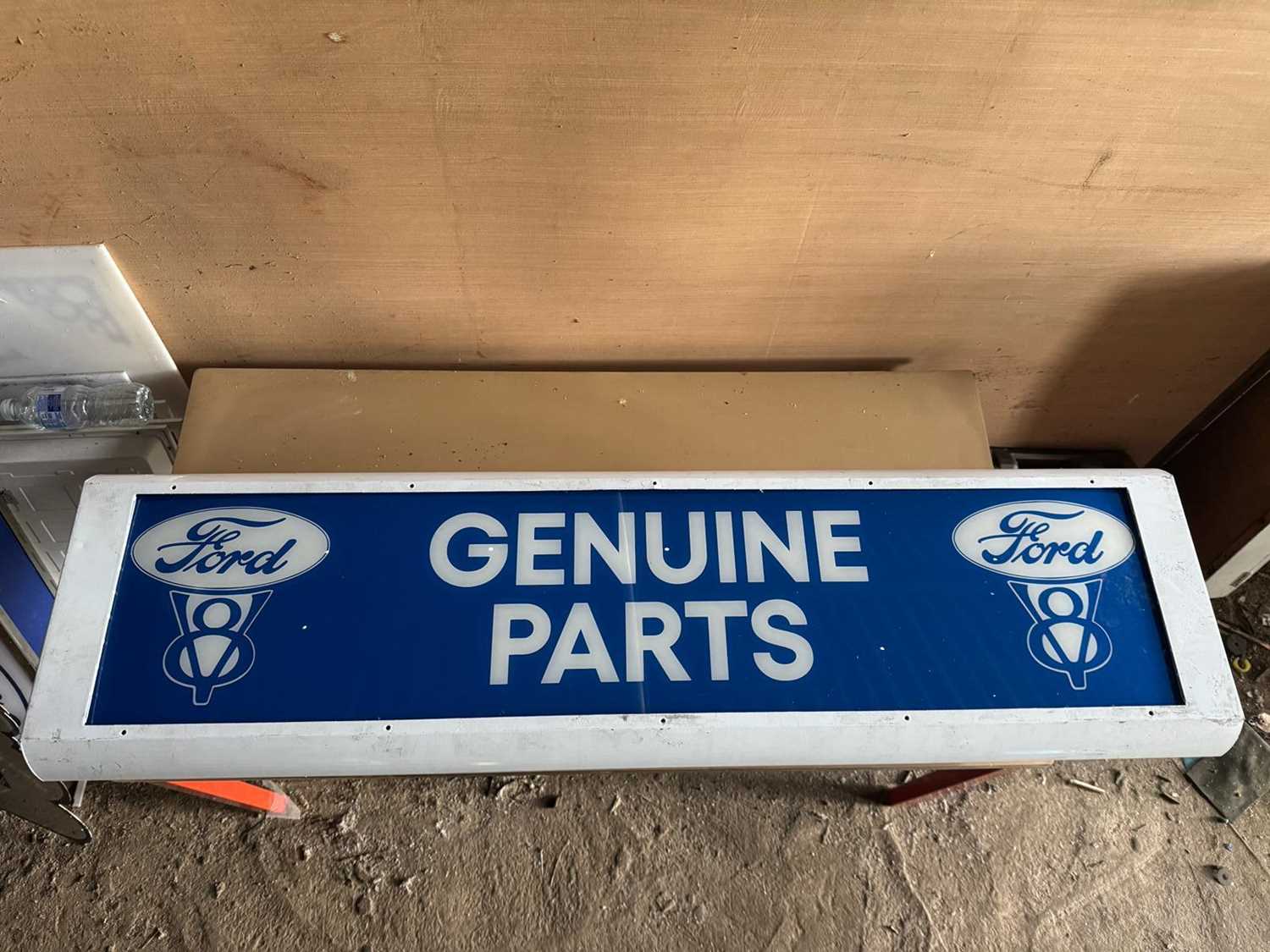 Lot 61 - GENUINE PARTS LIGHT UP SIGN 49" X 14"
