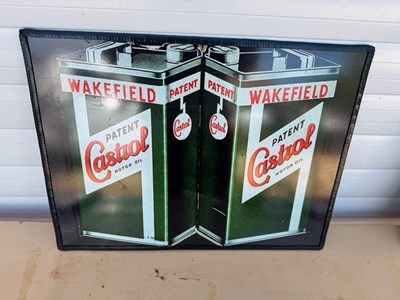 Lot 625 - CASTROL WAKEFIELD TIN REPRO SIGN 18" X 14"