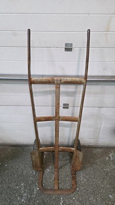 Lot 688 - STEEL RAILWAY STATION SACK BARROW