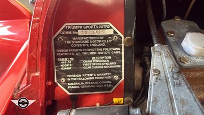 Lot 659 - 1954 TRIUMPH TR2