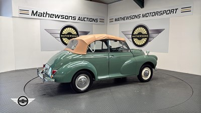 Lot 789 - 1957 MORRIS MINOR