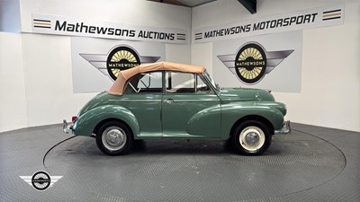 Lot 789 - 1957 MORRIS MINOR
