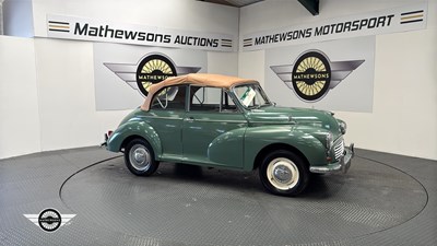 Lot 789 - 1957 MORRIS MINOR