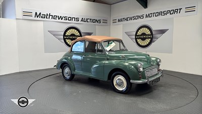 Lot 789 - 1957 MORRIS MINOR