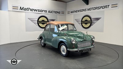 Lot 789 - 1957 MORRIS MINOR