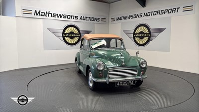 Lot 789 - 1957 MORRIS MINOR