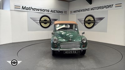 Lot 789 - 1957 MORRIS MINOR
