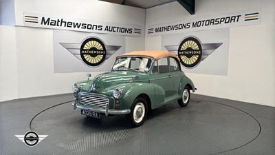 Lot 789 - 1957 MORRIS MINOR