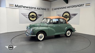 Lot 789 - 1957 MORRIS MINOR