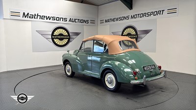 Lot 789 - 1957 MORRIS MINOR