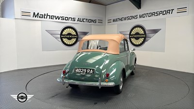 Lot 789 - 1957 MORRIS MINOR