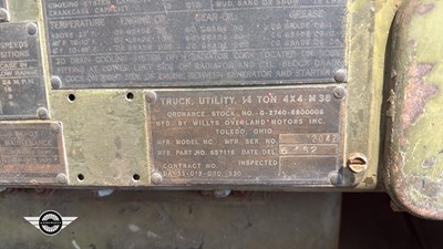 Lot 12 - 1947 WILLYS JEEP