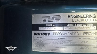 Lot 190 - 1988 TVR 350i