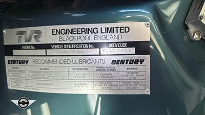 Lot 190 - 1988 TVR 350i