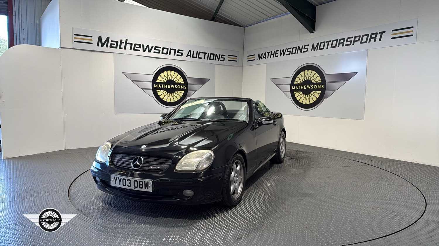 Lot 385 - 2003 MERCEDES SLK 230 KOMPRESSOR AUTO
