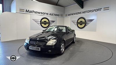 Lot 385 - 2003 MERCEDES SLK 230 KOMPRESSOR AUTO