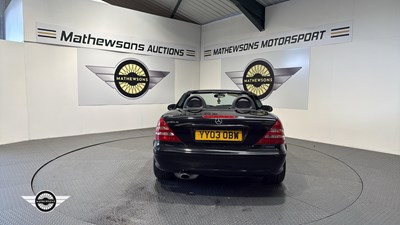 Lot 385 - 2003 MERCEDES SLK 230 KOMPRESSOR AUTO