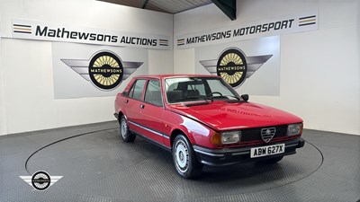 Lot 134 - 1981 ALFA ROMEO GIULIETTA