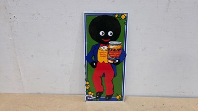Lot 249 - ROBERTSON'S GOLDEN SHRED MARMALADE, REPRO ENAMEL SIGN 14" X 6.5"