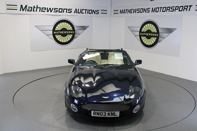 Lot 152 - 2003 ASTON MARTIN DB7 VANTAGE VOLANTE AUTO