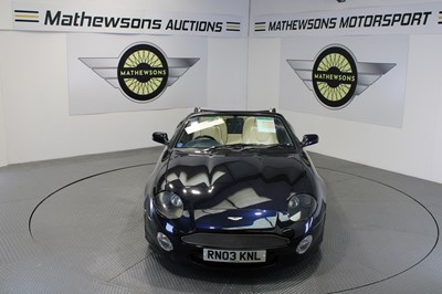 Lot 152 - 2003 ASTON MARTIN DB7 VANTAGE VOLANTE AUTO