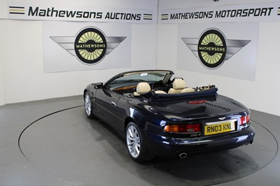 Lot 152 - 2003 ASTON MARTIN DB7 VANTAGE VOLANTE AUTO