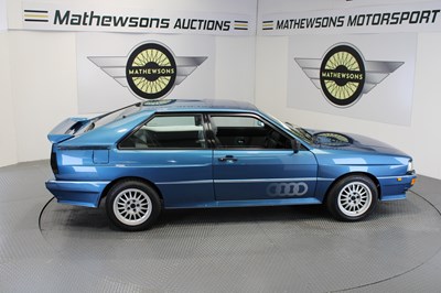 Lot 145 - 1985 AUDI QUATTRO RHD