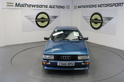 Lot 145 - 1985 AUDI QUATTRO RHD