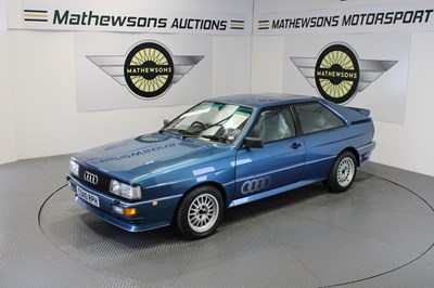 Lot 145 - 1985 AUDI QUATTRO RHD