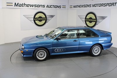 Lot 145 - 1985 AUDI QUATTRO RHD
