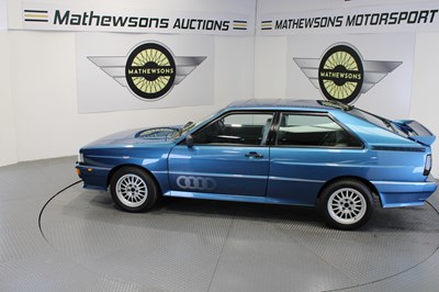 Lot 145 - 1985 AUDI QUATTRO RHD