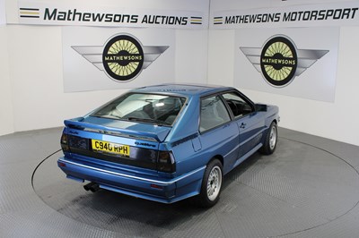 Lot 145 - 1985 AUDI QUATTRO RHD