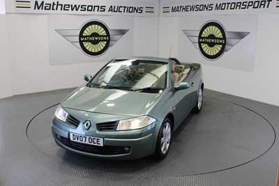Lot 190 - 2007 RENAULT MEGANE PRIV C/C DCI