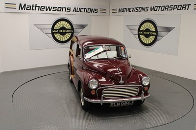 Lot 382 - 1970 MORRIS TRAVELLER