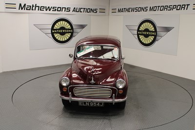 Lot 382 - 1970 MORRIS TRAVELLER
