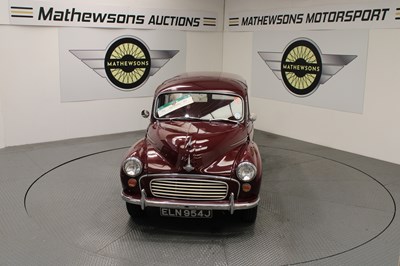 Lot 382 - 1970 MORRIS TRAVELLER