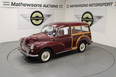 Lot 382 - 1970 MORRIS TRAVELLER