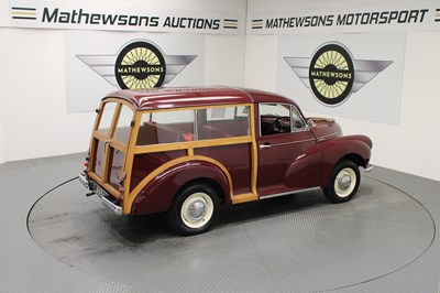 Lot 382 - 1970 MORRIS TRAVELLER