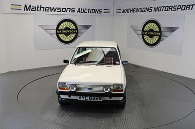 Lot 395 - 1981 FORD FIESTA SUPERSPORT