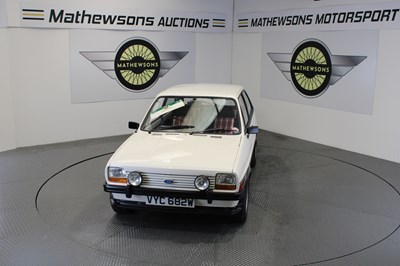 Lot 395 - 1981 FORD FIESTA SUPERSPORT